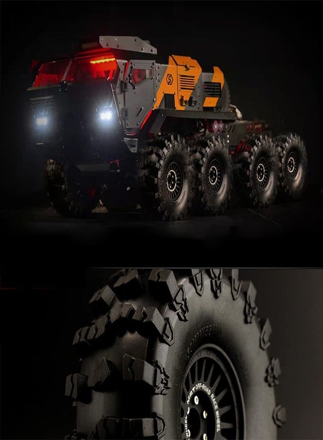 Chanmoo 2.2 RC Crawler Tires Soft Rubber Mud Snow Swamper Tyres OD 150mm For 1/10 RC Rock Crawler Car Axial SCX10 90047 D90 TF2 Tamiya CC01 Traxxas TRX4 2.2 inch Beadlock Wheel Rims 4PCS - Image 4